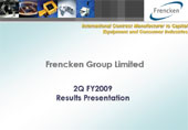 2Q FY2009 Results Presentation