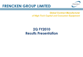 2Q FY2010 Results Presentation